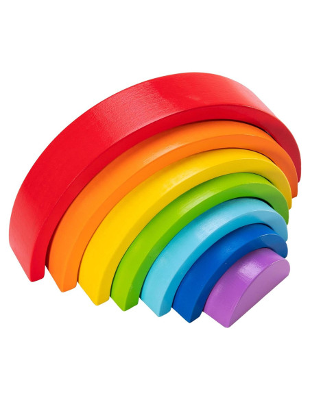 Apilador Arcoíris Fat Brain Toys - Juguete Educativo 7 Arcos