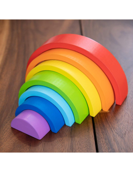 Apilador Arcoíris Fat Brain Toys - Juguete Educativo 7 Arcos