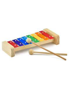 Xilófono de Madera Musicube para Niños con Mazos - 8 Teclas