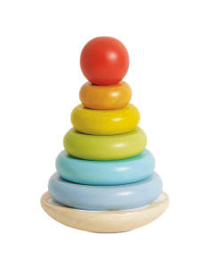 Apilador Arcoíris de Madera Le Toy Van - 7 Piezas 18+ Meses