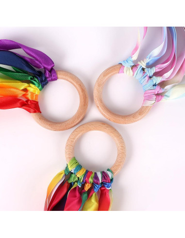 Cometa de Madera Arcoíris MEROCO KKB018-2 Juguete Sensorial