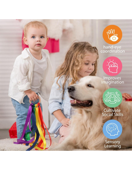 Cometa de Madera Arcoíris MEROCO KKB018-2 Juguete Sensorial