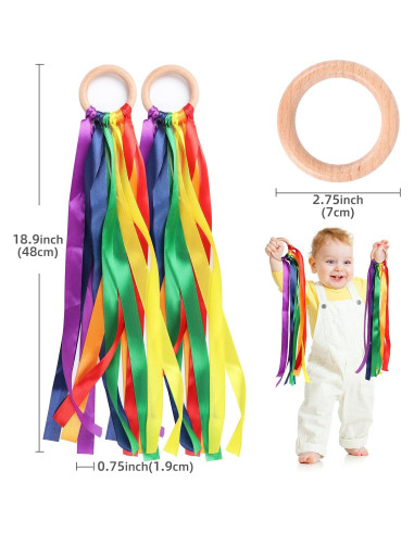 Cometa de Madera Arcoíris MEROCO KKB018-2 Juguete Sensorial