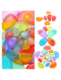 144 Piedras Apilables Arcoíris Simgoing Juguetes Educativos