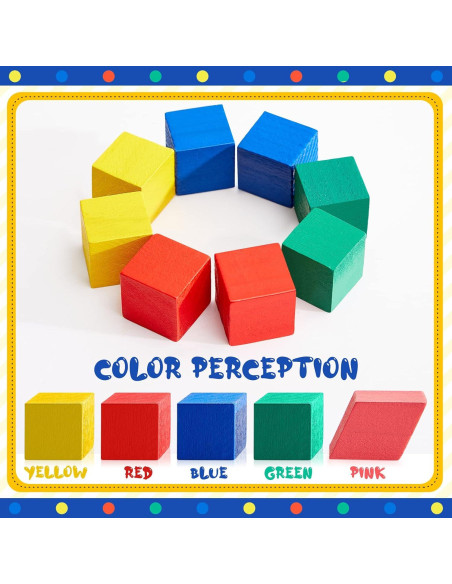 140 Piezas Bloques Geométricos de Madera Sotiff para Niños