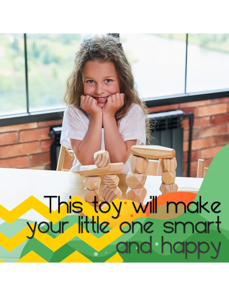 Conjunto de Juguetes Montessori Panda Brothers - Piedras de Equilibrio y Calendario de Madera