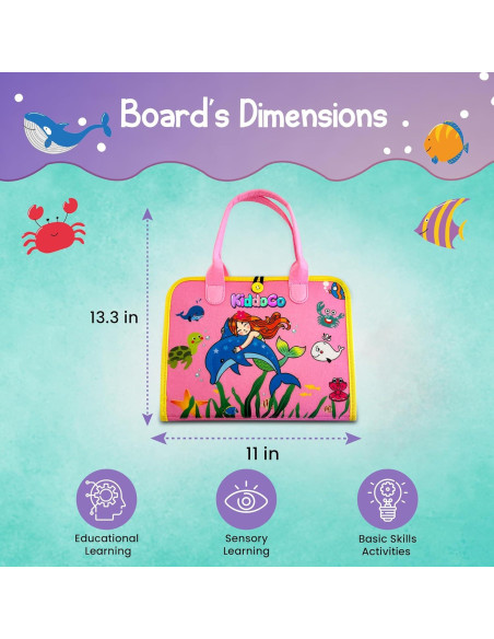 Bolsa de Libro Ocupado para Niños Nangong Kangnai - Actividades Interactivas 2-7 Años