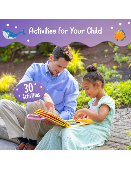 Bolsa de Libro Ocupado para Niños Nangong Kangnai - Actividades Interactivas 2-7 Años