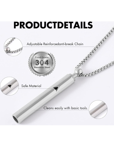 Collar de Respiración Anti Fumar AD ADASTONE - Alivio de Ansiedad