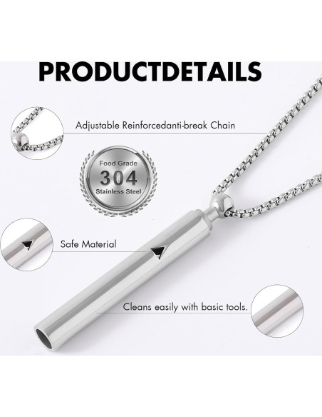 Collar de Respiración Anti Fumar AD ADASTONE - Alivio de Ansiedad