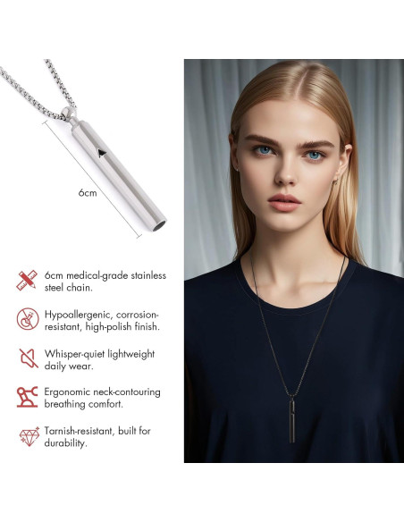 Collar de Respiración Anti Fumar AD ADASTONE - Alivio de Ansiedad