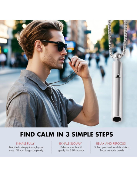 Collar de Respiración Anti Fumar AD ADASTONE - Alivio de Ansiedad