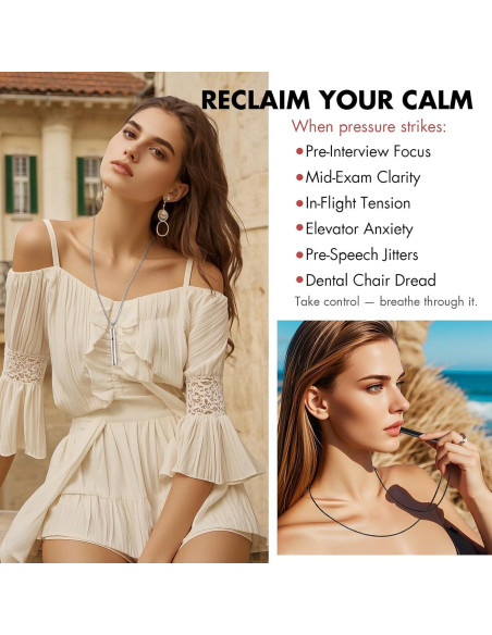 Collar de Respiración Anti Fumar AD ADASTONE - Alivio de Ansiedad