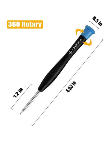 Juego de Destornilladores 17 Piezas Endlanoo - Acero Inoxidable