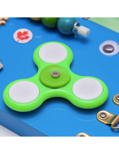 Tablero Ocupado Montessori YIBAI Azul para Habilidades Motoras