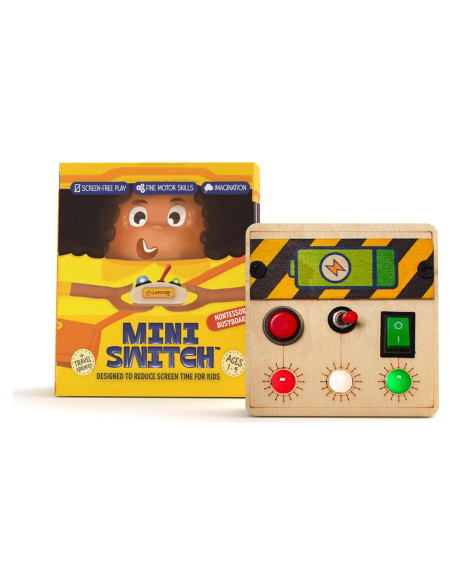 Tablero Sensorial Montessori Clapstore 10x5 cm para Niños