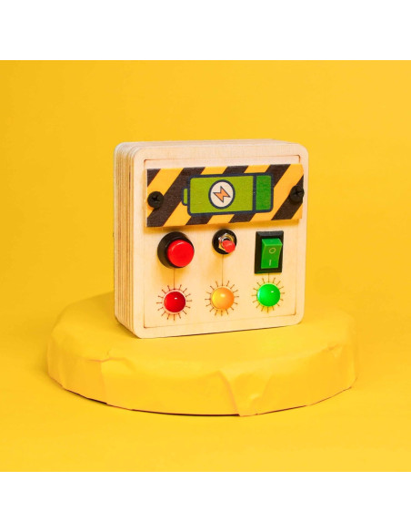 Tablero Sensorial Montessori Clapstore 10x5 cm para Niños