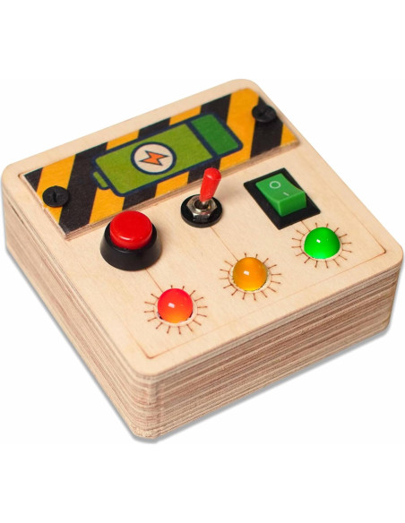 Tablero Sensorial Montessori Clapstore 10x5 cm para Niños