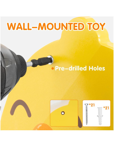 Panel de Actividades Montessori Chick Squad 11 en 1 para Niños