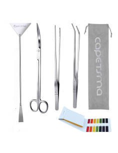 Kit de Herramientas para Acuarios Capetsma 5 en 1 Acero Inoxidable