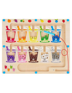 Rompecabezas Magnético Montessori de Madera para Niños 2-5 Años