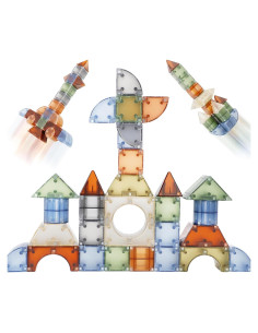 67 Piezas Bloques Magnéticos Gserin para Niños 3-8 Años