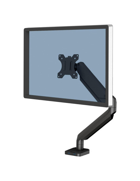 Brazo de Monitor Fellowes Platinum 32" Ergonómico USB Negro