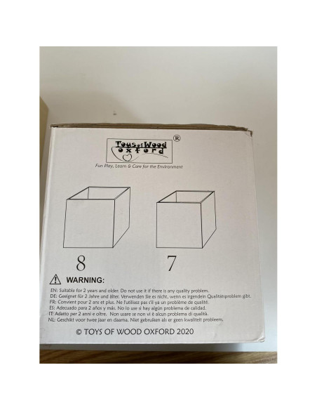 Cajas de Apilamiento de Madera TOWO - Juguetes Montessori 10 Piezas