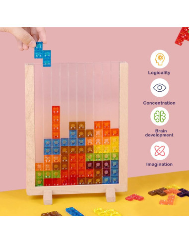 Rompecabezas de Bloques de Madera Twood 42 Piezas Educativo