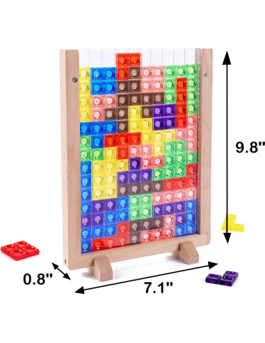 Rompecabezas de Bloques de Madera Twood 42 Piezas Educativo