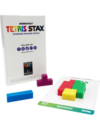 Rompecabezas Tetris STAX Brainwright - 48 Piezas 220g