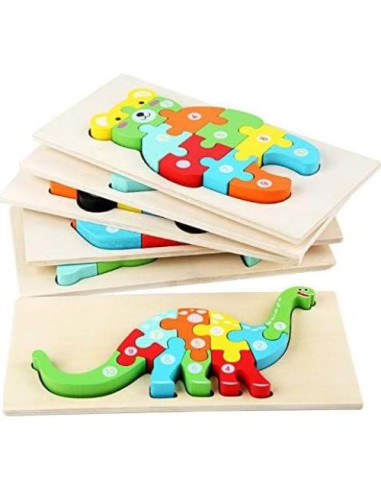 Rompecabezas 3D de Madera Moderngenic Camión de Bomberos