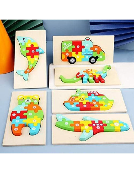 Rompecabezas 3D de Madera Moderngenic Camión de Bomberos