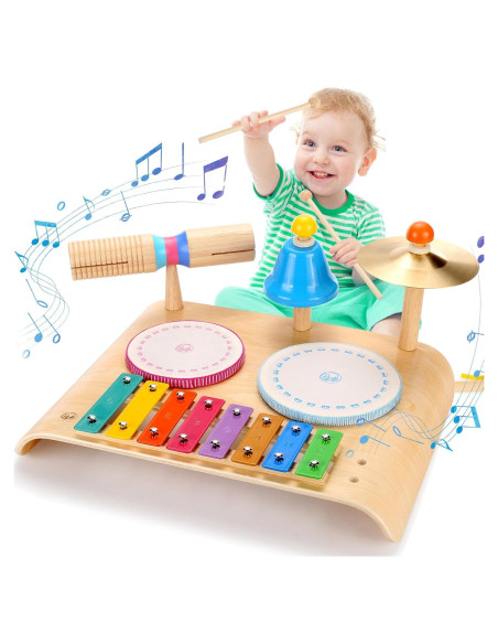 Set de Batería Sweet Time 8 en 1 para Niños de 3 a 7 Años