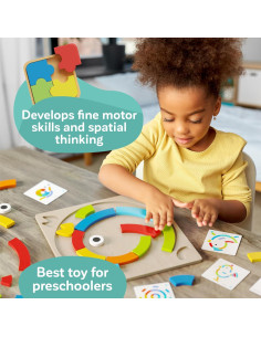 Juguetes Montessori de Aprendizaje - Bloques y Tableros 3-5 Años 2