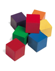 Cubos de Color de Madera Learning Resources Set de 100