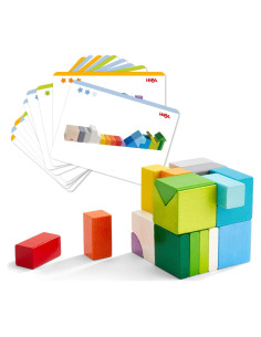 Bloques de Madera HABA 19 Piezas Juguete Educativo 3D