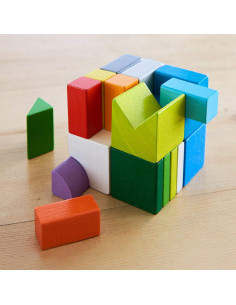 Bloques de Madera HABA 19 Piezas Juguete Educativo 3D 2