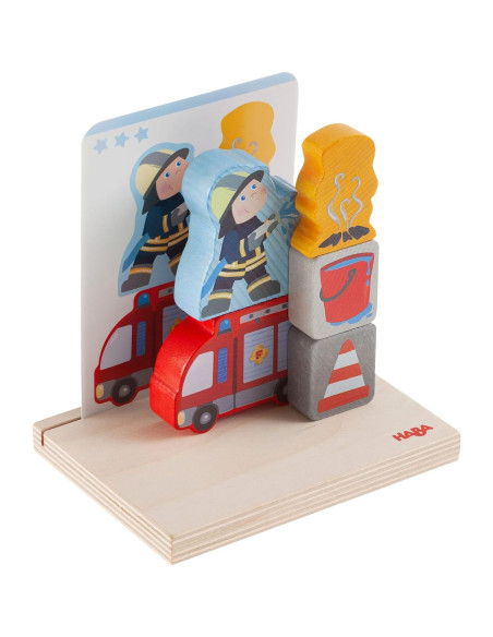Juguete de Apilamiento HABA Brigada de Bomberos 0.54 kg