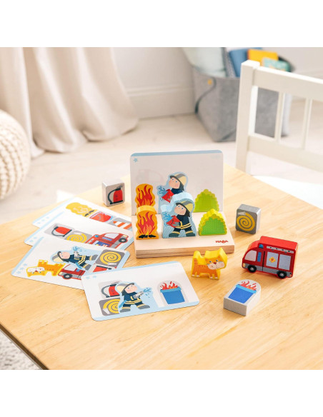 Juguete de Apilamiento HABA Brigada de Bomberos 0.54 kg