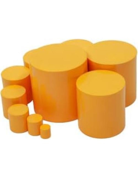 Bloques de Apilamiento Montessori de Madera - Set de 4 Colores
