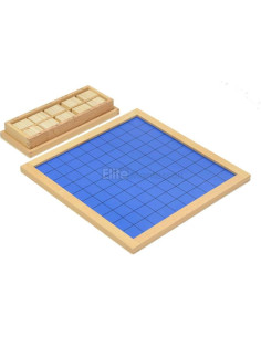 Tabla de Cien Montessori Elite - Fichas de Madera 1-100 2