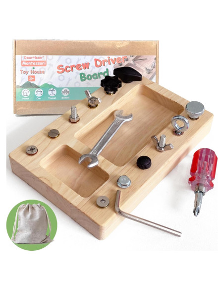 Juego de Tablero de Destornillador Deartisan 17 Pcs 12 Agujeros