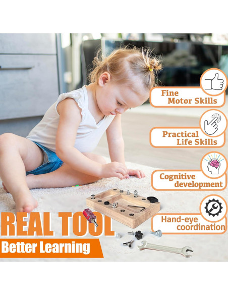 Juego de Tablero de Destornillador Deartisan 17 Pcs 12 Agujeros