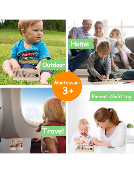 Juego de Tablero de Destornillador Deartisan 17 Pcs 12 Agujeros