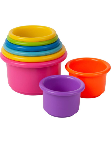 Apilador Geométrico y Tazas Apilables Melissa & Doug - Juguetes Educativos