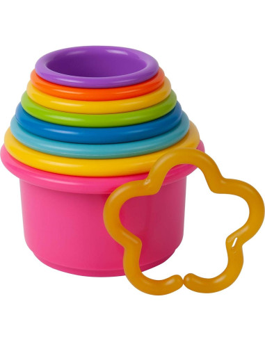 Apilador Geométrico y Tazas Apilables Melissa & Doug - Juguetes Educativos