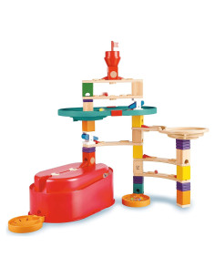 Set de Construcción de Carreras de Canicas Hape 90 Piezas