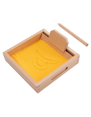 Bandeja de Arena Montessori Suwimut para Escritura de Letras 17.27cm