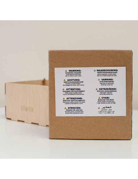 Muñecos de Madera Ulanik Montessori - 12 Gnomos 6 cm